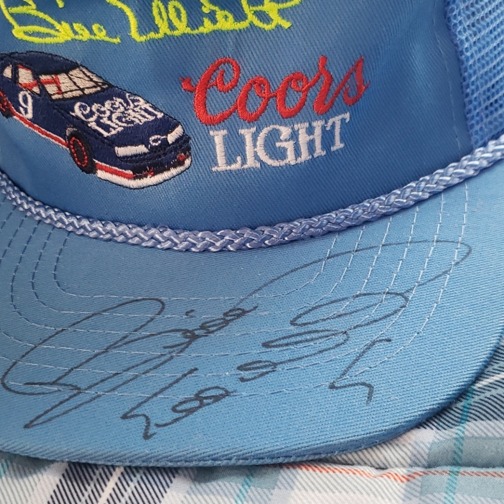 Bill Elliott Coors autographed hat NWT NASCAR - Picture 2 of 5